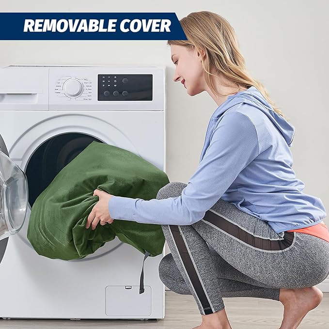 CYMULA CertiPUR-US Memory Foam Camping Mattress Pad, Portable Foam Sleeping Pad for Camping, Roll up Sleeping Mat for Adults Guest Floor Bed for Sleepover, Car, Tent SUV Cot Mattress