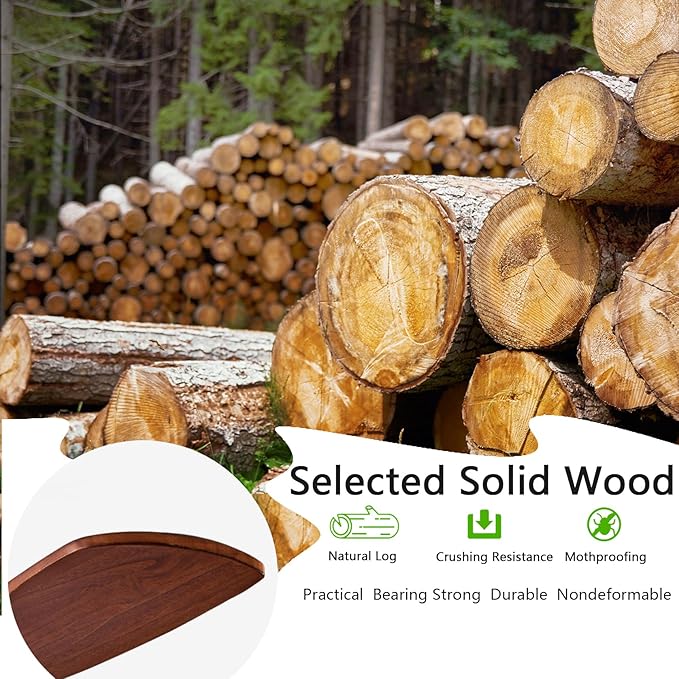 36" Ceiling Fans [with Lighting Remote Control], Indoor Outdoor Modern Wooden Ceiling Fan [with 3 Solid Wood Blades] for Kids' Rooms, bedrooms, Offices and More.…