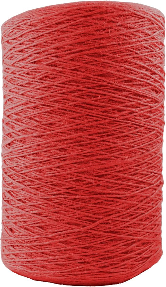 1mm x 2500 Feet Red Jute Rope, Twine for Gardening Tomato Climbing Plant Tie Floristry Crafts Gift Wrapping Packing Decor