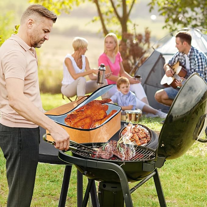 BBQ Blanket for Resting Meat,Reusable BBQ Resting Bag for Meat,Meat Brisket Resting Bag,Meat Blanket for Resting Large Barbecue Resting Blanket For Outdoor Smoker and Grilling