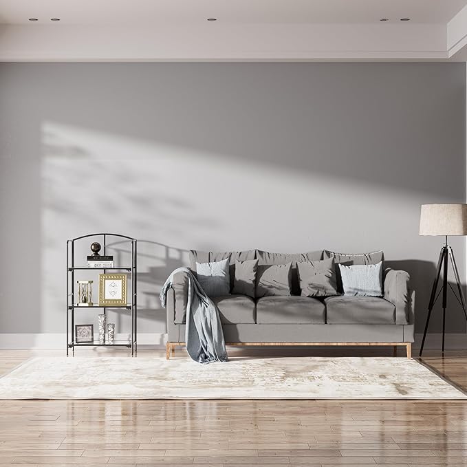 Crofy No Assembly Folding Bookshelf for Living Room, 3 Tier Black Collapsible Book Shelf for Home Office, Portable Bookcase Storage Organizer