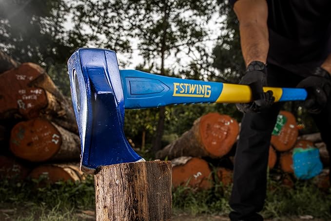 Estwing Axe, 36 Inch Handle, 4 lb Head with Fiberglass Handle, Model #62441