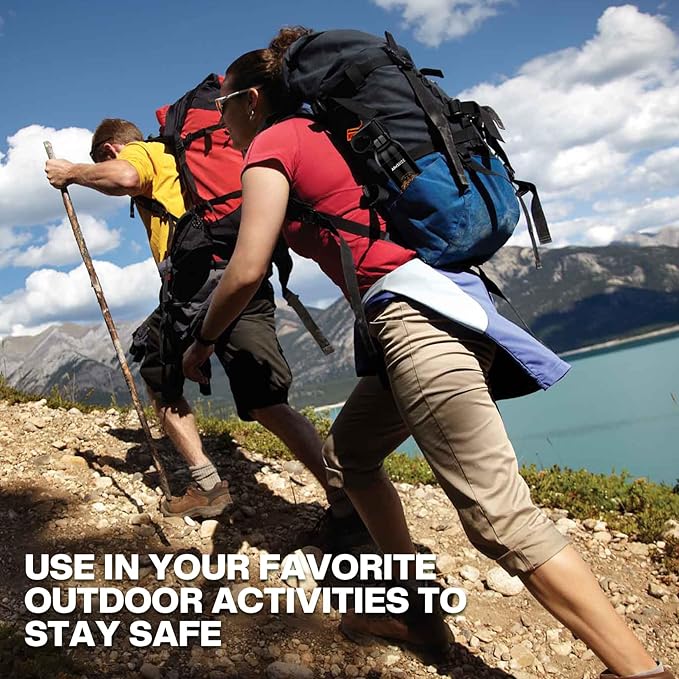 Compact Pepper Spray for Hiking: Maximum Strength Powerful for Camping - Easy Access Outdoor Personal Protection