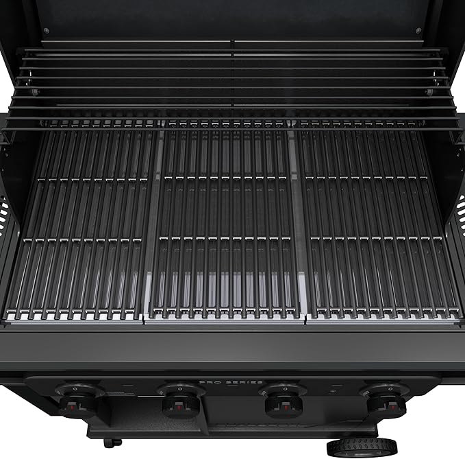 Char-Broil® Pro Series™ with Amplifire™ Infrared Technology 4-Burner Propane Gas Grill and Griddle Cabinet, Black 463279224