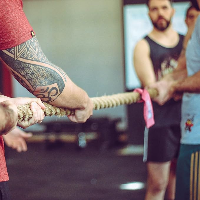 2 Inch x 50 Ft Natural Jute Rope, IMROPE Twisted Jute Rope 4 Strands for Arts Crafts, Swing, Garden, Home Decorating, Hammock, Tug of War