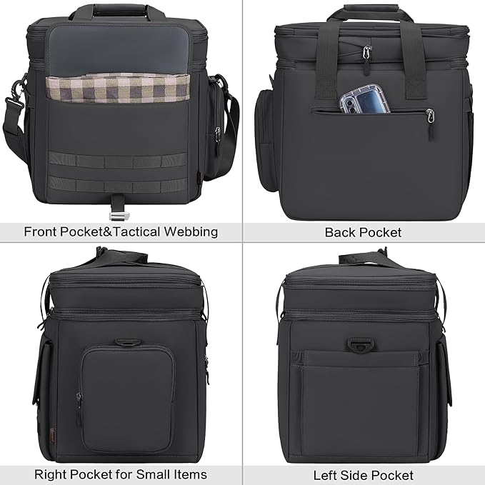 36L Large Soft Cooler Insulated Cooler Bag Soft Sided Collapsible Coolers for Travel, Camping, Beach. Leakproof, Waterproof, Expandable, 36L