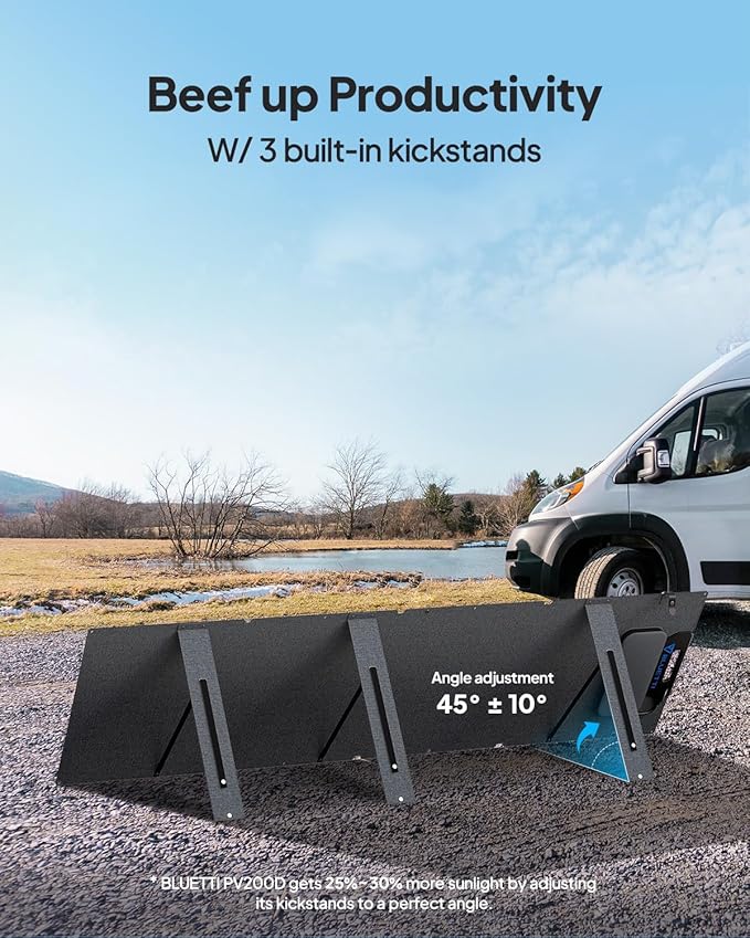 BLUETTI Solar Generator Elite 100 V2 with 2 200W Solar Panel (ship separately), 1024Wh Portable Power Station w/ 4 1800W AC Outlets, 35% Smaller, Ideal for Camping, Emergencies, Backup Power (2025New)