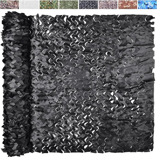 Camo Netting Camouflage Netting 20x20 10x20 10x10 Bulk Roll Burlap Camo Tarp Sunshade Net for Hunting Blind Dinosaur Birthday Jungle MilitaryTheme Party Decoration Camping Shooting