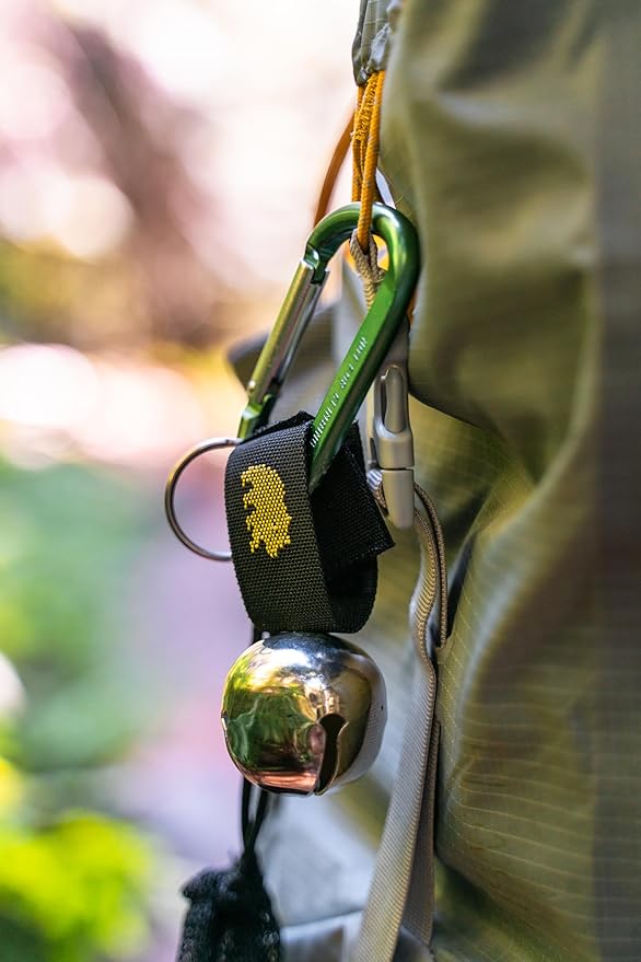 Coghlan's Magnetic Bear Bell with Silencer, Red – Outdoor Safety for Hiking, Camping, and Wildlife Protection – Noise Alert Deterrent for Bears and Other Wildlife