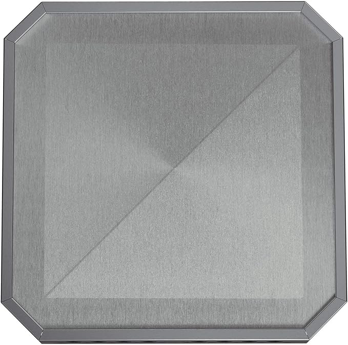 Breeo Base X30 (31.6 Inch) - Fire Pit Mat for Deck Protection - Multi Surface Safe - Superior Heat Protection and Airflow - Stainless Steel Fire Pit Accessory for Outside & Outdoor Surfaces - USA Made