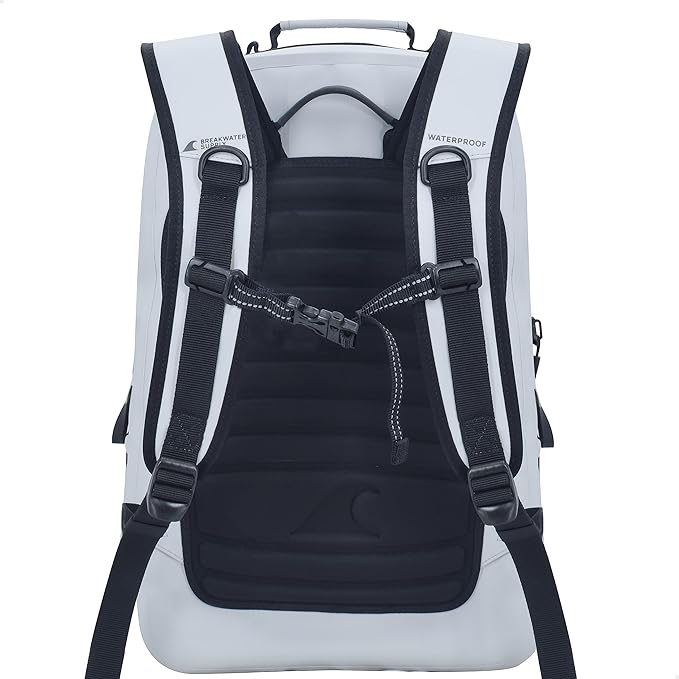 Breakwater Supply™ Waterproof IP68 Submersible Backpack with Airtight Zippers | Laptop Travel Outdoors | Fogland 25L 20L 15L