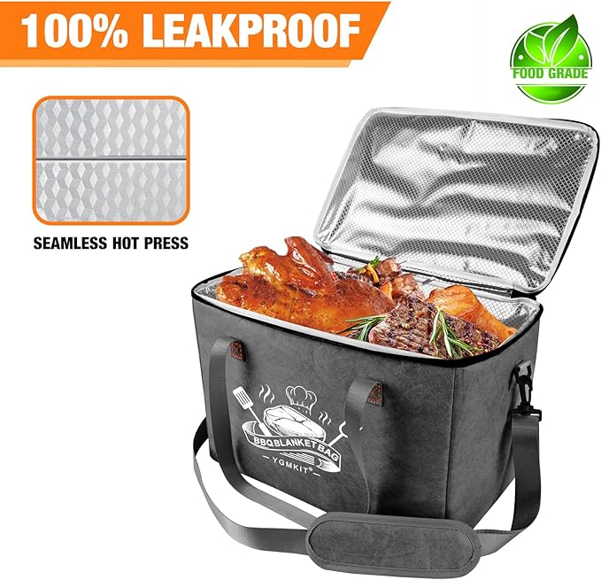 BBQ Blanket for Resting Meat,Reusable BBQ Resting Bag for Meat,Meat Brisket Resting Bag,Meat Blanket for Resting Large Barbecue Resting Blanket For Outdoor Smoker and Grilling