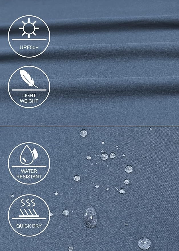 GymBrave Women's Hiking Cargo Pants Quick Dry Outdoor Camping Capris Water Resistant UPF 50 with Zipper Pockets