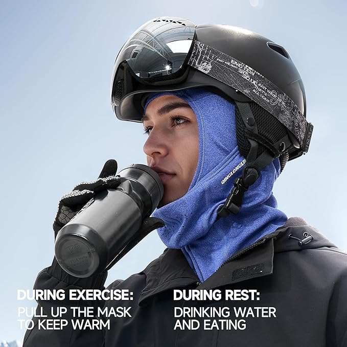 Balaclava Ski Mask Warm Full Face Cover Winter Full Face Mask for Skiing Snowboarding Outdoor Sports
