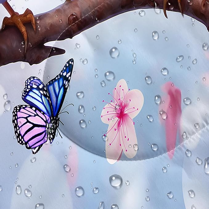 AILONEN Pink Lovely Rabbit Sleeping Bag for Girls Kids Adults,Warm and Cool Weather,Lightweight,Waterproof Backpacking,Cartoon Flowers Printed Bunny Sleeping Bag for Camping