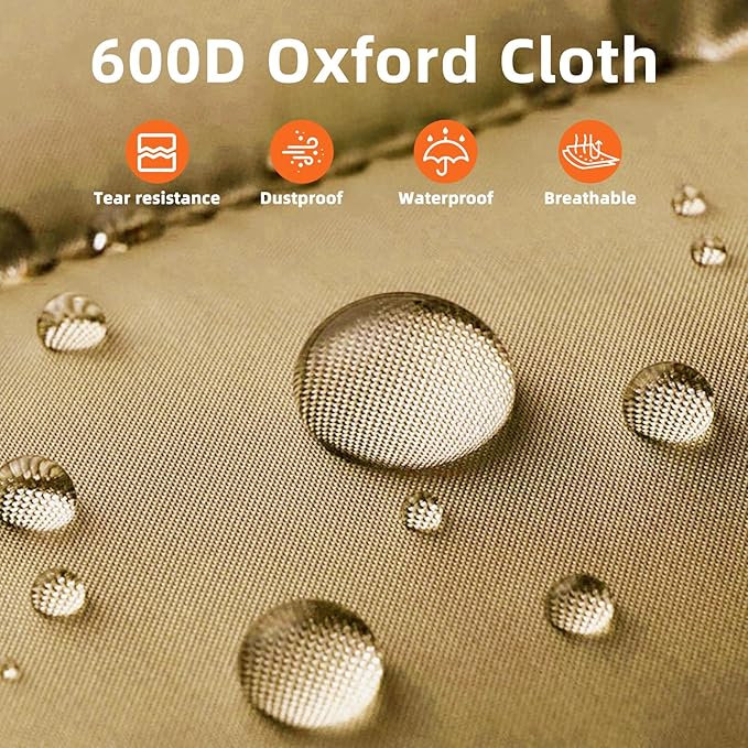 Camping Stool, 16in Tall Portable Folding Stool with Carry Bag, Upgraded Ultralight Chair with Roomy Seat for Adults, Holds 280lbs, Ideal for Hiking, Fishing, Outdoor Use, Brown