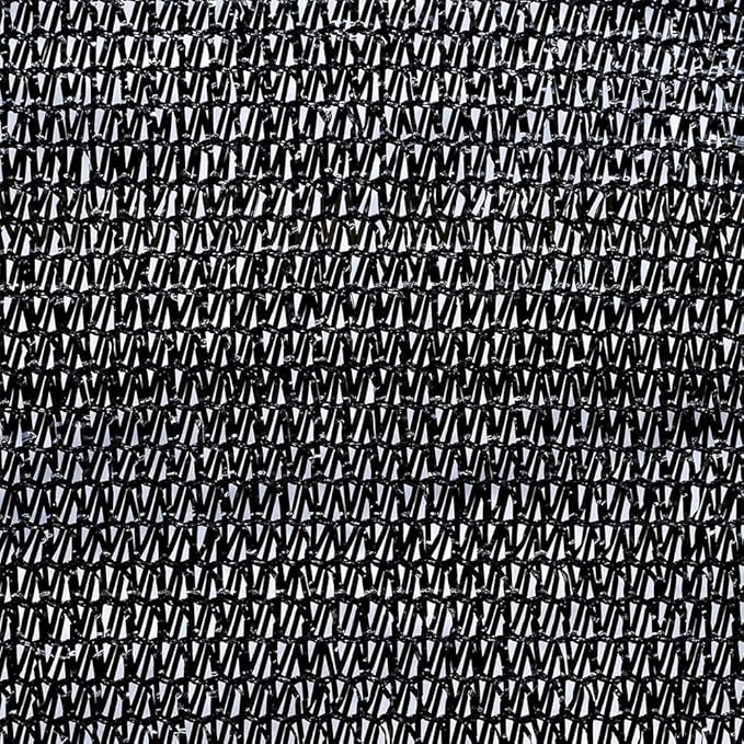 Agfabric 60% Greenhouse Shade Cloth Cover with Grommets 8??X 12?? Black