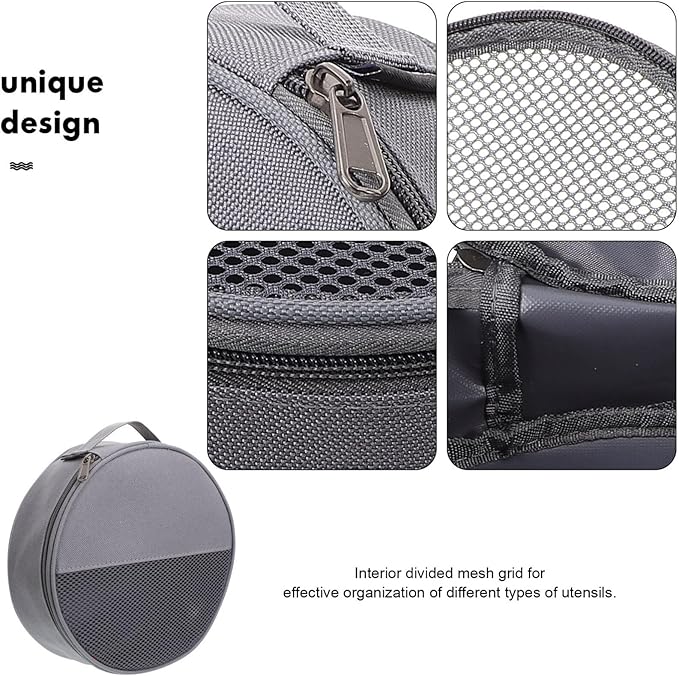 Camping Tableware Organizer, Outdoor Hiking Plates Dishes Bowl Pot Storage Bag Waterproof Cooking Utensils Organizer Large Carrier Bag for Outdoor Camping