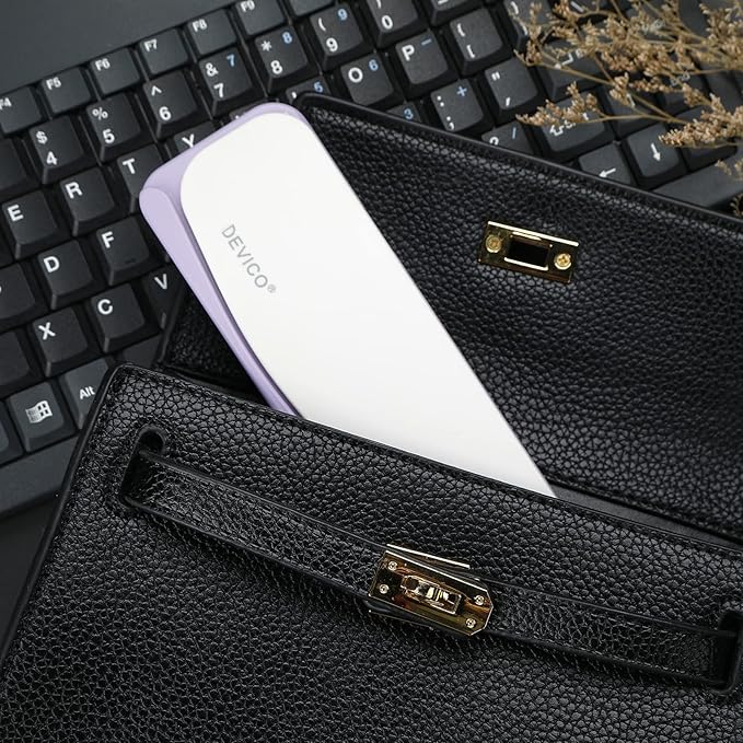 DEVICO Travel Utensils With Case, 18/8 Stainless Steel Camping Utensils, Reusable Portable Silverware Cutlery Set For Lunch Box, Include Fork Spoon Chopsticks