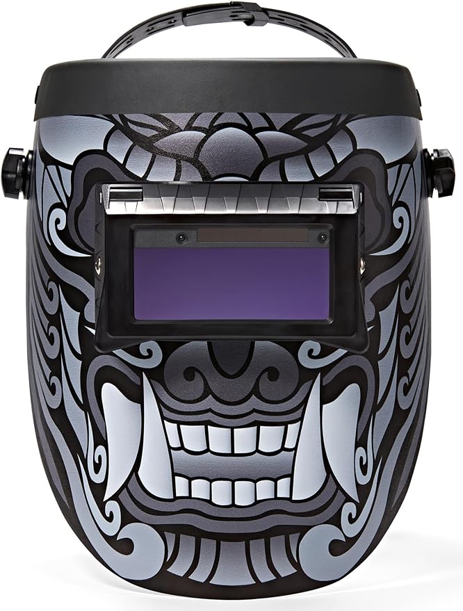 Auto Darkening Welding Helmet - Flip Up Lens, Lightweight, Shade #4/9-13 (Chiwoo Emperor)