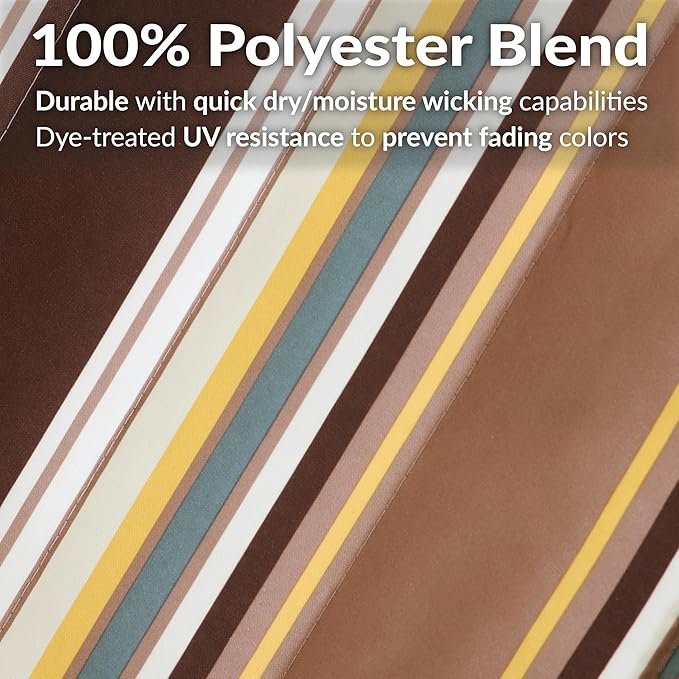 Sunnydaze Double Quilted Fabric Hammock with Universal Steel Stand - 450-Pound Capacity - Black Stand - Sandy Beach