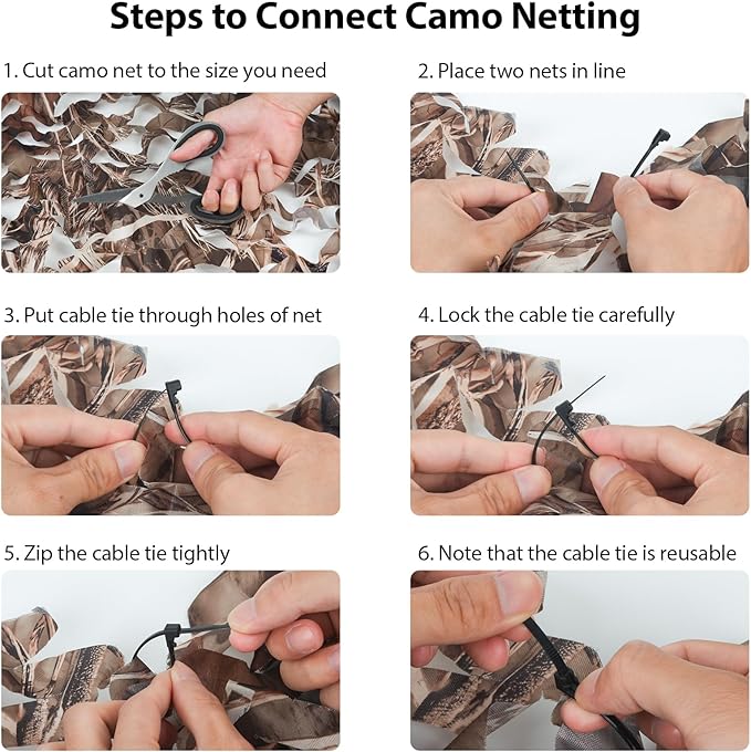 Camo Netting Camouflage Netting 20x20 10x20 10x10 Bulk Roll Burlap Camo Tarp Sunshade Net for Hunting Blind Dinosaur Birthday Jungle MilitaryTheme Party Decoration Camping Shooting