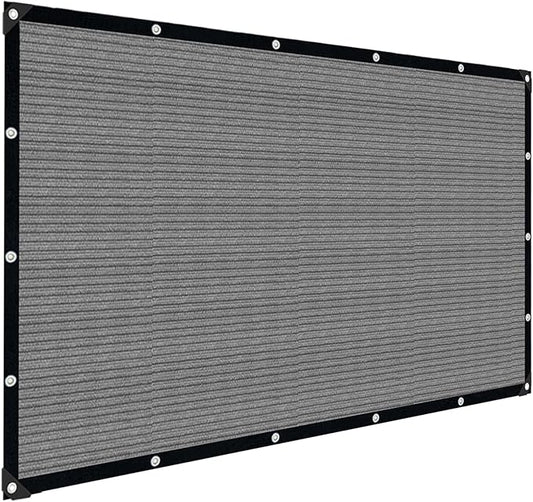 Grey Sun Shade Cloth,Pergola Shade Cover with Reinforced Grommets,90% Shade Fabric Fence Privacy Screen Balcony,Pergola Canopy Garden Carport Porch Deck Patio Shade Cover,10x20FT