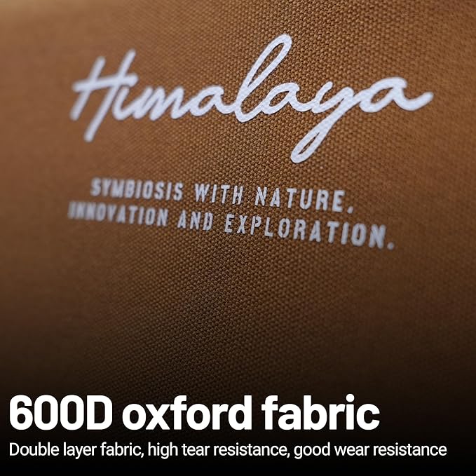 Folding Chair Double-Side Seat, Camping Chair Usable On Both Sides, One Chair Two Heights, Carbon Steel Portable Foldable with Cup Holder for Camp Beach Picnic Patio Sports Brown Beige