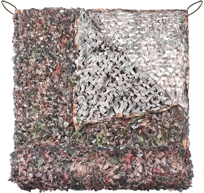 FLYEGO GEN 2 Camo Netting Camouflage Netting Hunting Blind Camo Net Camouflage Nets Military Surplus for Shooting Party Decoration Photograph Car Cover Sunshade