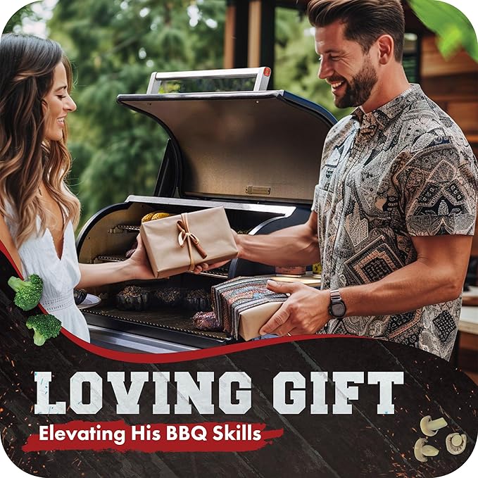 KITCHEN PERFECTION Silicone Smoker Oven Gloves-Extreme Heat Resistant BBQ Gloves-Handle Hot Food Right on Your Grill Fryer & Pit|Waterproof Grilling Cooking Baking Mitts|Superior Value Set +3 Bonuses