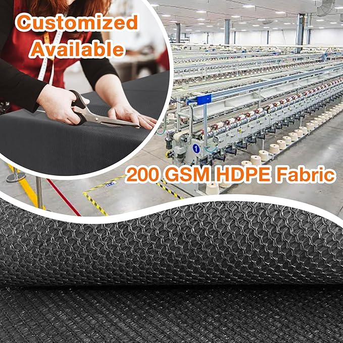 Artpuch Outdoor Pergola Shade Cover 14x22 FT Sun Shade Cloth with Grommets Dark Grey 90% UV Protection Canopy Patio Privacy Screen (Customized Available)