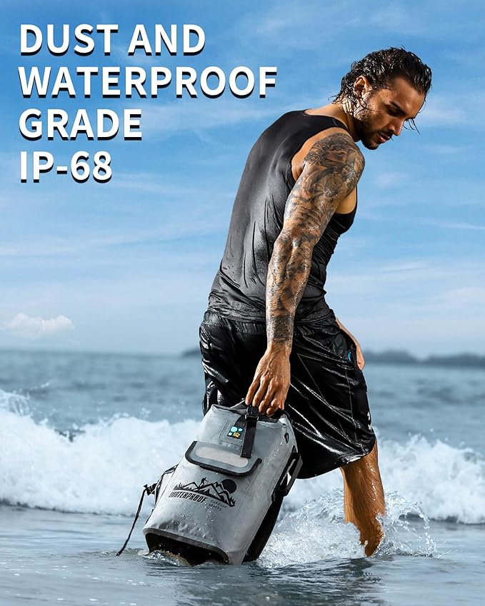 IDRYBAG Dry Bag Backpack Waterproof Floating 20L/30L/40L, Dry Bags Waterproof Backpack for Men, Dry Sack Waterproof Bag