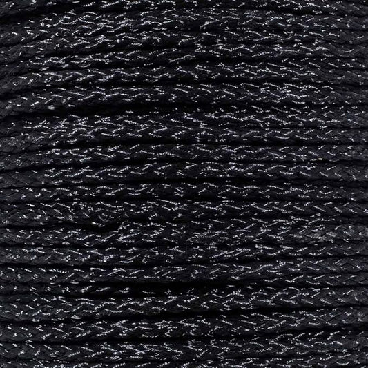 Hollow Braid Polypropylene Rope (5/16 Inch, 1000 Feet, Black) - Barrier Rope - Trail Marking, Crowd Control, Golf Courses