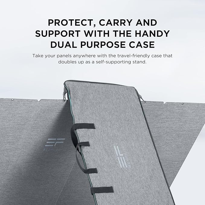 EF ECOFLOW Solar Generator 120V/3.6kWh DELTA Pro with 3x400W Portable Solar Panel, 23% High-Efficiency, 5 AC Outlets, 3600-4500W, Portable Power Station for Home Use Emergency Blackout Camping RV