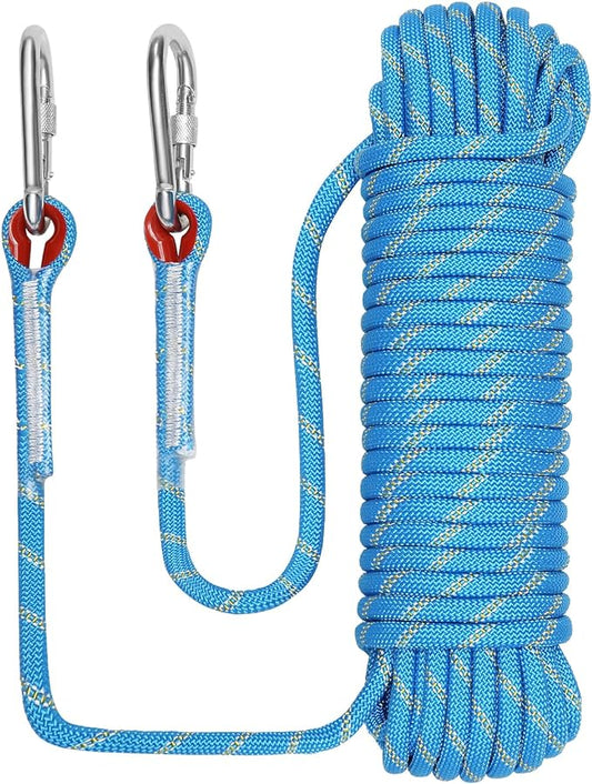 8/10/12mm x 5/10/20/30meter Static Rope Climbing Rope Marine Rope Anchor Rope Boat Rope Rappelling Rope Float Rope Tree Swing Rope Reflective