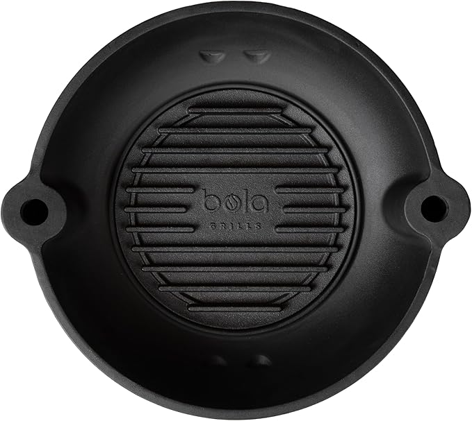 Bola Traveler | Completely Adjustable & Rotatable Tabletop-Safe Charcoal BBQ Grill (White)