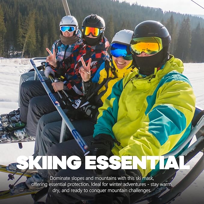 Fuinloth Balaclava Ski Mask, Motorcycle UV Protector Scarf, Summer Cooling Neck Gaiter for Men/Women