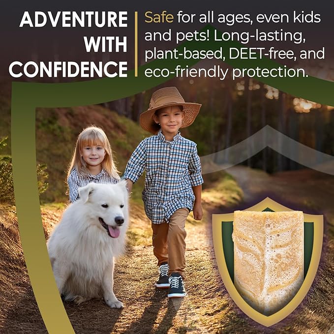 Ain't Buggin Me Citronella Soap - Natural Handmade Soap Made with Pure Citronella, Eucalyptus and Lemongrass Essential Oils - A Must-have for Camping and Outdoor Activities (3pk)