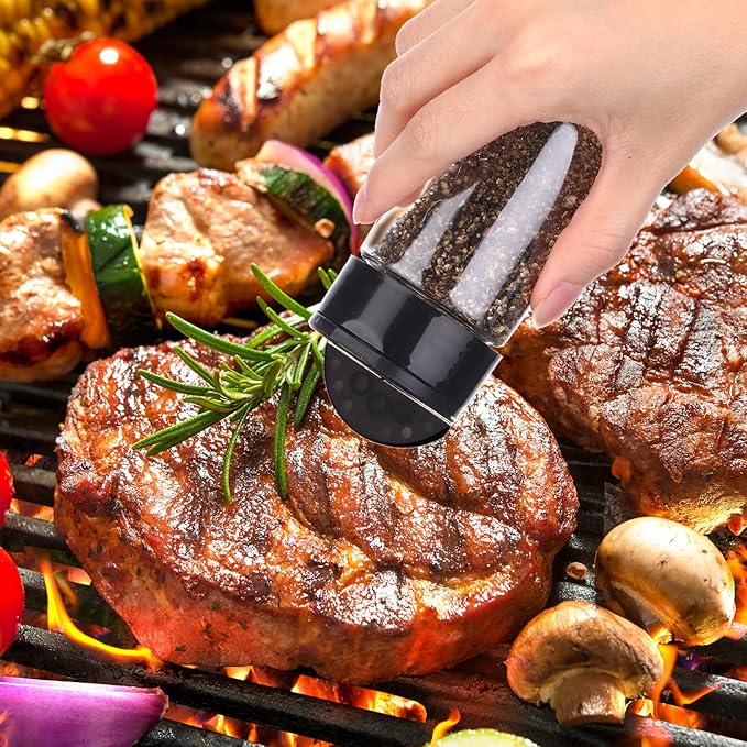 30 Pack 8.7 oz Plastic Spice Jars with Shaker Lids Clear Seasoning Containers Spice Bottles for Kitchen Storing Herbs Seasoning Powders