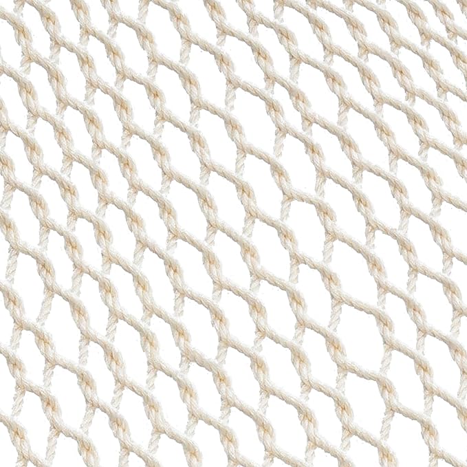 Lazy Daze Hammocks 10.5 FT Double 2 Person Caribbean Rope Hammock, Hand Woven Polyester Hammock with Spreader Bars, for Outside Outdoor Backyard Patio Poolside,450 LBS Capacity, Cream