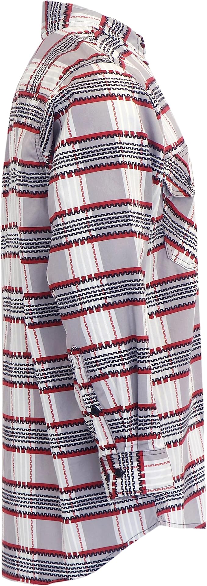 BOCOMAL FR Shirts for Men Printed Plaid Flame Resistant NFPA2112/CAT2 6.5oz Lightweight Fire Retardant Shirt