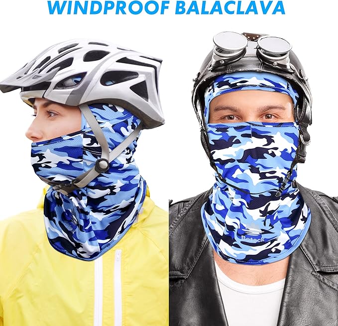 Balaclava Face Mask Sun UV Protection Breathable Full Head Mask for Men Women Skiing Cycling