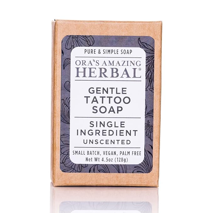 Tattoo Soap, Unscented, Made in the USA, Ora’s Amazing Herbal