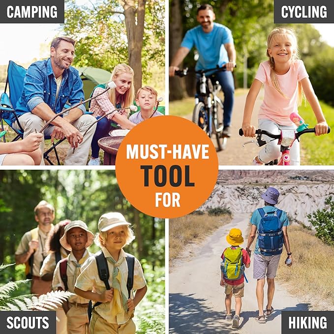 Multitool 15-in-1 with Safety-Locking, Stainless Steel Multi Tool Pliers, Functional Pocket Knife (EDC) for Outdoors, Camping, Hiking, Fishing, Simple Repir, Gift for Father, Husband Brother Boyfriend