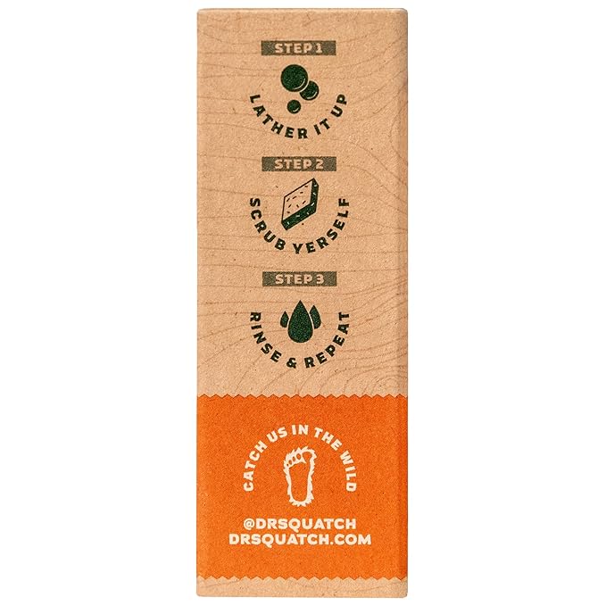 Dr. Squatch Natural Bar Soap for Men - Cold Process Soap with No Harsh Chemicals - Cedar Citrus (5 oz, 3-Pack)