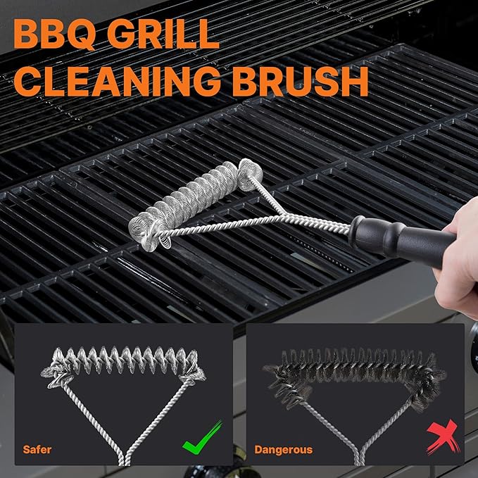 Camping Cooking Utensils Set Grilling Cookware Camp Kitchen Rotating Marshmallow Roasting Sticks BBQ Forks, Portable RV Camping Essentials Camper Must Haves for Cookouts Open Fire Pit
