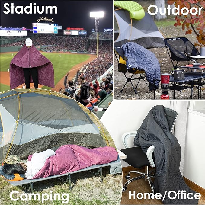 iClimb 3M Thinsulate Insulation Warm Camping Blanket Ultralight Compact