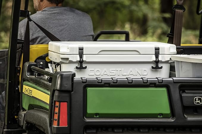 Coastland Delta Series Rotomolded Coolers, Premium Everyday Use Insulated Cooler, Ideal Portable Ice Chest Available in Multiple Capacities & Colors