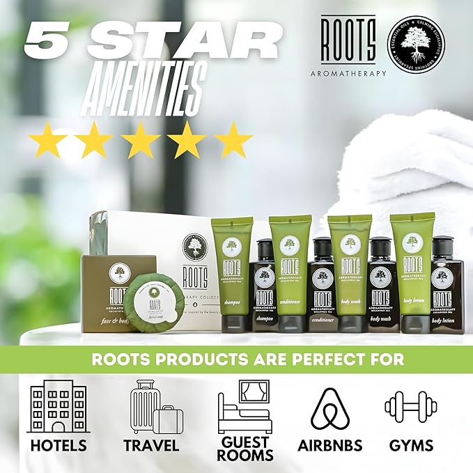 Airbnb Travel+Essentials Shampoo and Conditioner Sets Body Wash Lotion & Soap,Guest Bathroom Essentials Toiletries Kit Bulk Mini Set Kits Sulfate Free Air Bnb Toiletry (10 Count)