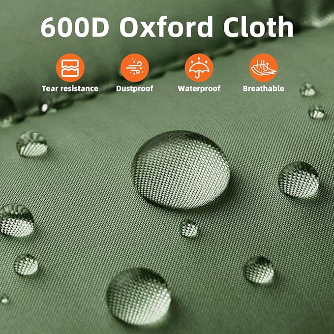 Camping Stool, 16in Tall Portable Folding Stool with Carry Bag, Upgraded Ultralight Chair with Roomy Seat for Adults, Holds 280lbs, Ideal for Hiking, Fishing, Outdoor Use, Green